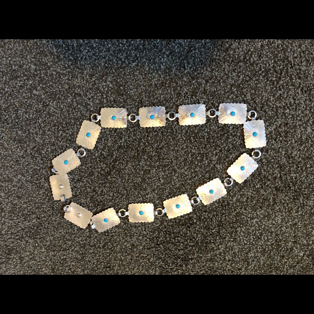 Silver and Turquoise belt